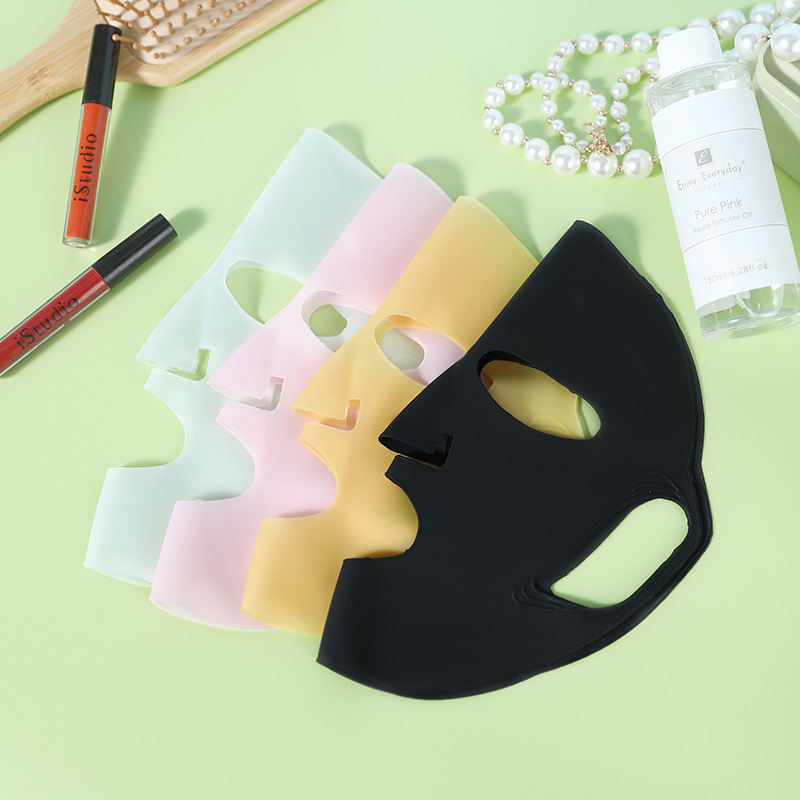 Cross-Border Silicone Mask 3D Ear-Hanging Mask Waterproof Anti-Evaporation Anti-Falling Eco-Friendly Non-Slip Disposable Spa Beauty