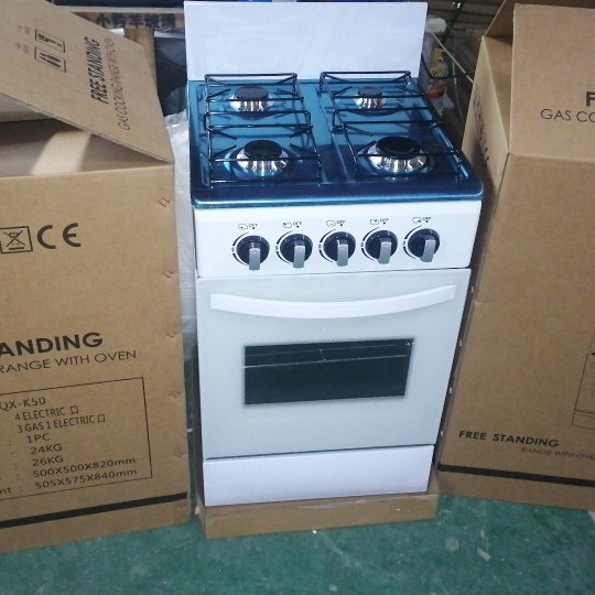 50 Four 4 Gas Gas Oven with Gas Stove Conjoined Upright Liquefied Petroleum Gas Canned Independent Burner