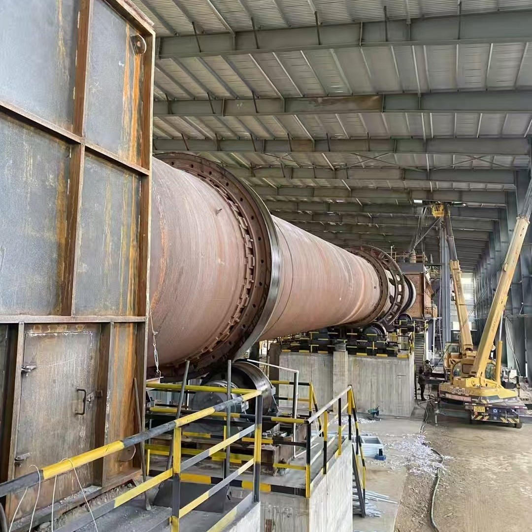 Active Lime Calcination Rotary Kiln Zinc Oxide Alumina Iron Oxide Cement Aluminum Ash Quartz Sand Gypsum Calcination
