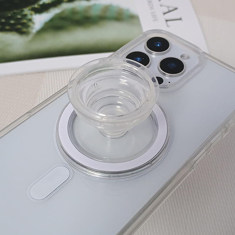 New Hot Selling Magnetic Airbag Bracket Super Permeable Magnetic Transparent Bracket Lazy Telescopic Universal Airbag Bracket Customized