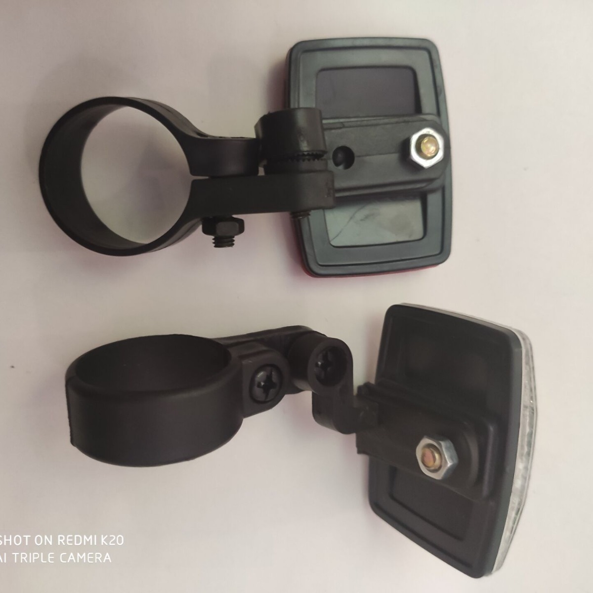 Factory Outlet Bicycle Mountain Bike Front and Rear Red and White Reflector Warning Reflector for Seat Tube and Handlebar