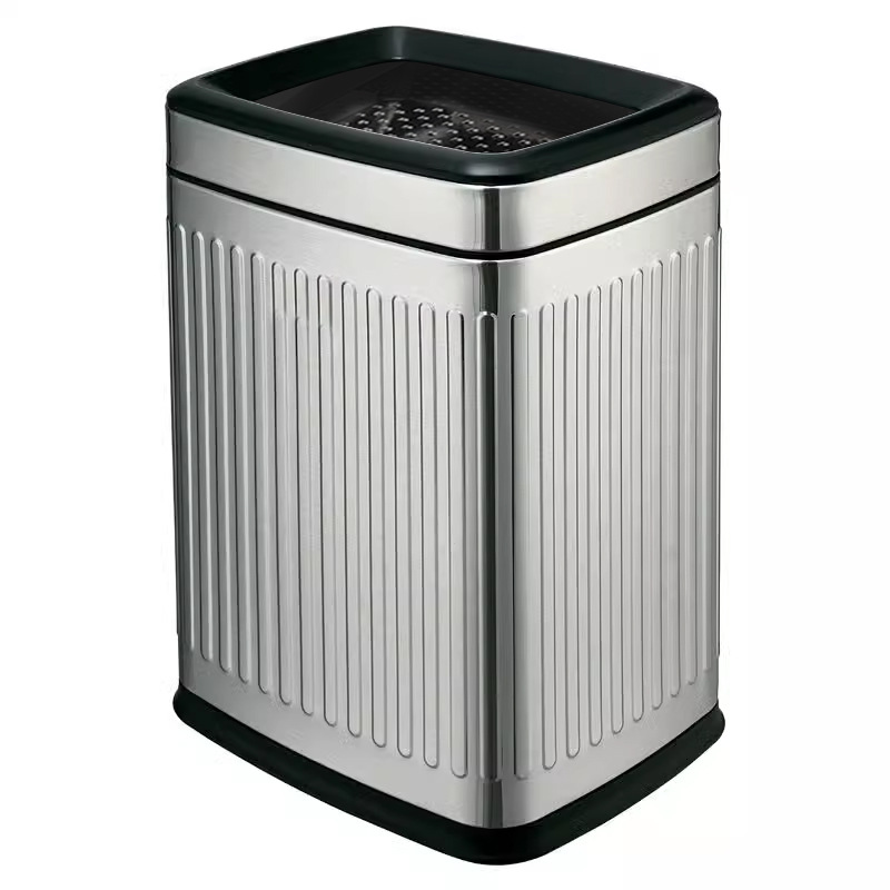 Tea residue bucket stainless steel tea water container household tea filter bucket commercial water zone filter grid garbage container dry and wet separation