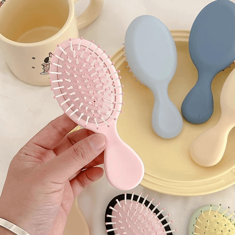 Macaron Air Bag Comb for Girls and Students Portable Beauty Portable Small Air Cushion Massage Comb Home Hair Comb Small Comb