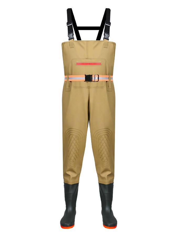 Water Pants Thickened Wear-resistant Rain Pants Water Pants Half-length Waterproof Fishing Clothes Water Shoes