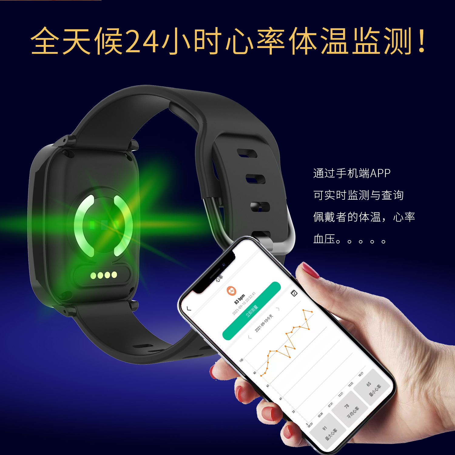 4G GPS positioning bracelet for the elderly, intelligent anti-fall tracking, anti-missing, one-button SOS phone watch for the elderly