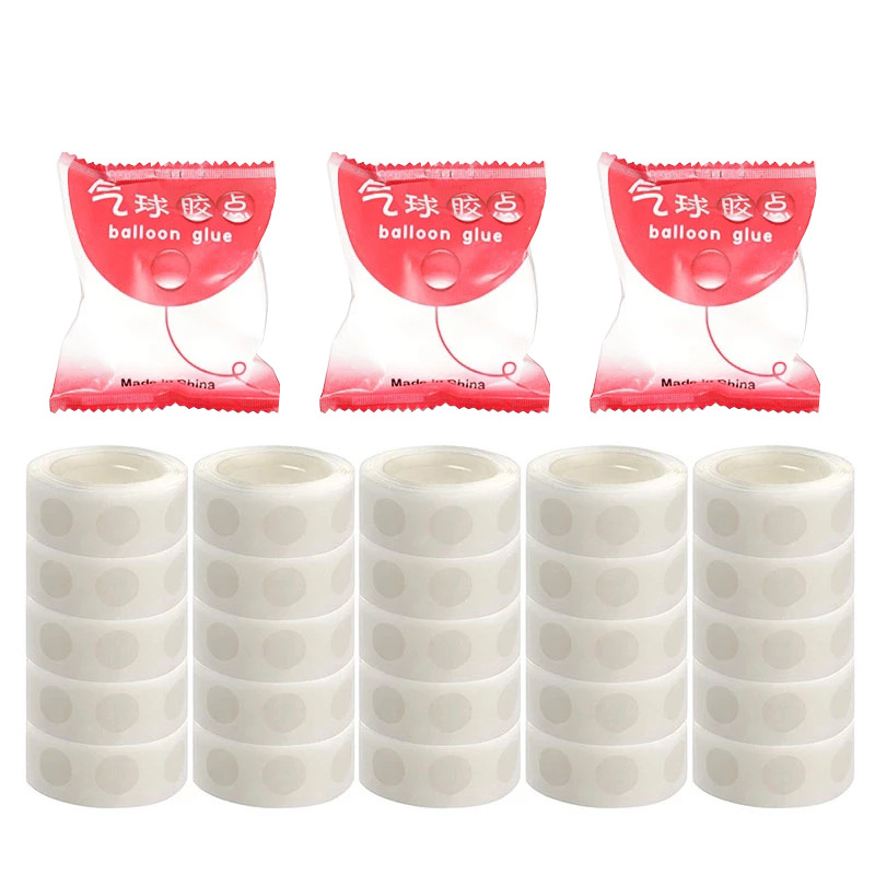 Wholesale balloon glue point double-sided adhesive balloon stickers wedding supplies wedding room decoration props round dispensing balloon accessories