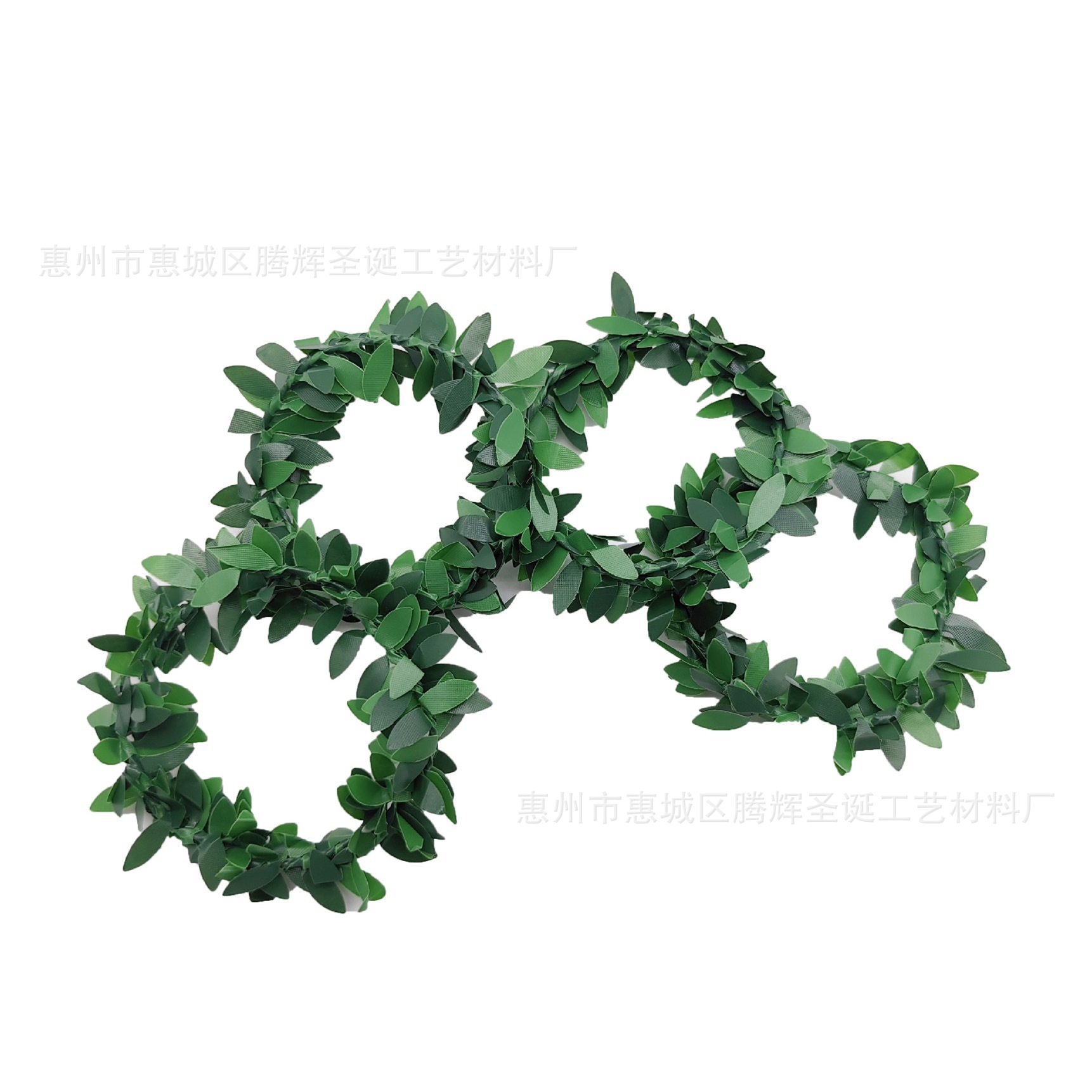 Hand-wrapped Circle 6cm Christmas Wreath Rattan Circle Christmas Tree Pendant Mini Small Garland pvc Wire Small Rattan Circle