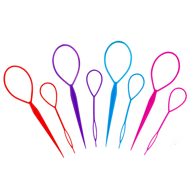 Korean version of Girls hair pulling needle hair curler ball head pulling instrument braiding hair Rod tool pattern hair pulling device