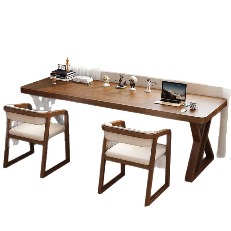 Sequenced Solid Wood Long Desk Home Wall-Mounted Narrow Table Double Study Table Writing Work Desk Office Computer