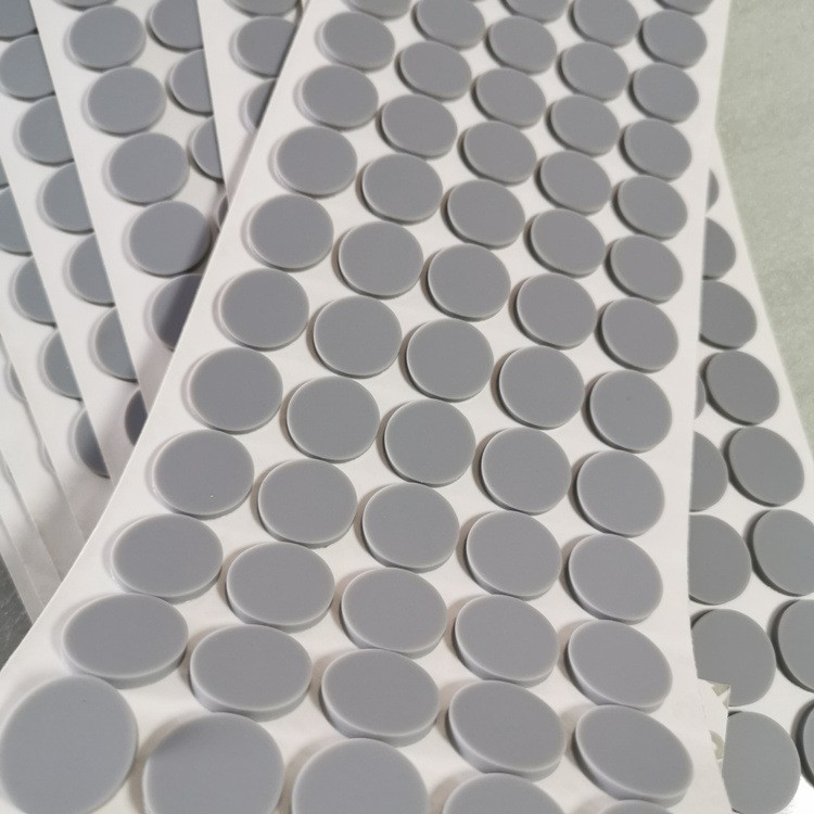 Mobile Phone Holder Non-slip Silicone Gasket Self-adhesive Special-shaped Silicone Foot Pad Grids Silicone Rubber Gasket