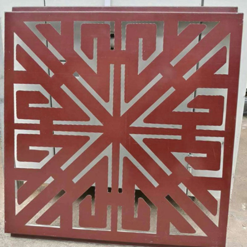 500 Dafang plate gusset plate advertising gusset plate color steel gusset plate hollow carved plate signboard decoration material door head