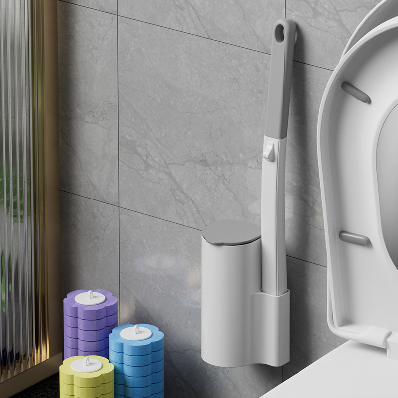 Disposable Toilet Brush Household No-Dead-Corner Toilet Disposable Cleaning Brush Wall-Mounted Integrated Toilet Brush