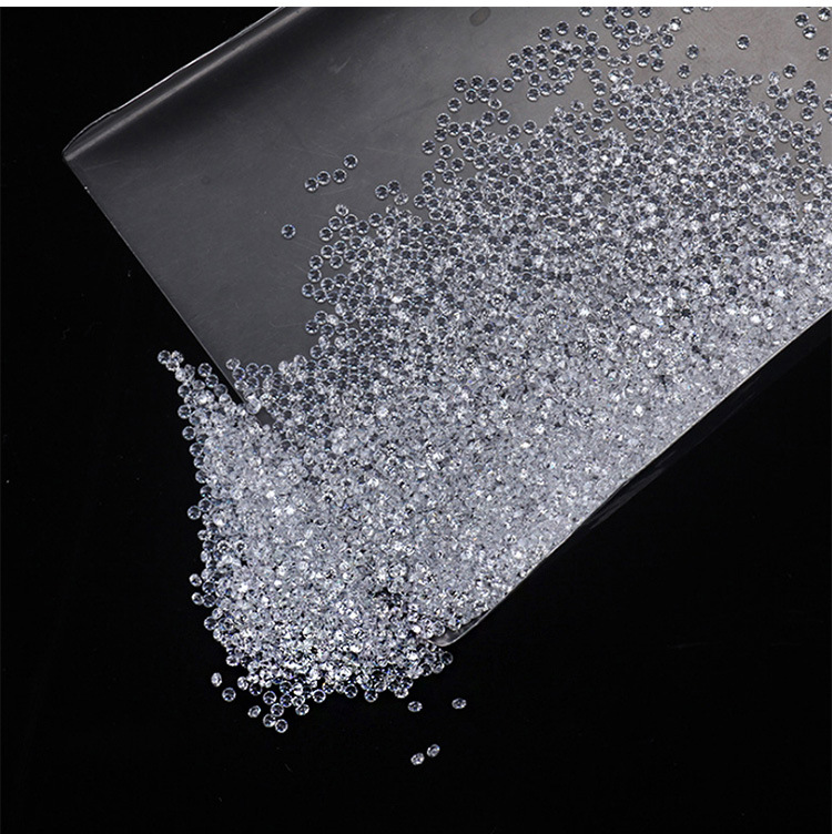 Henan D-color cultivated diamond artificial artificial diamond synthetic diamond bare stone bare diamond foot anti-small diamond broken stone