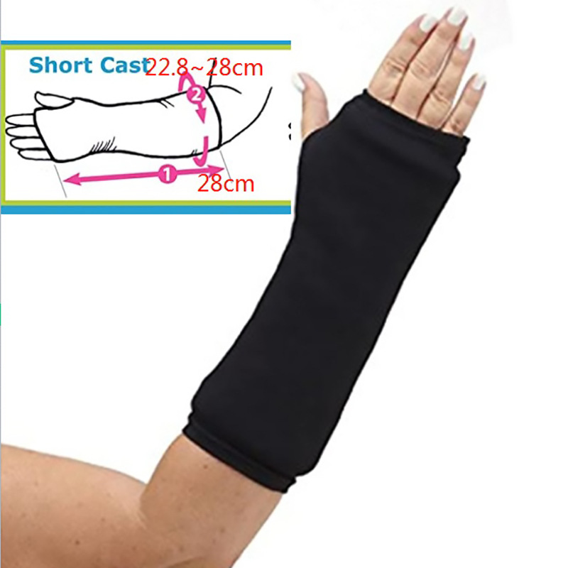 Elastic medical elbow guard fracture rehabilitation forearm sheath men's and women's training plaster arm sleeve breathable open finger protector