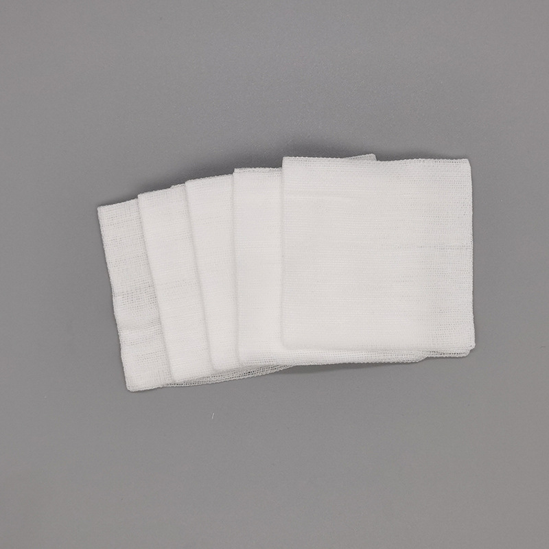 Medical Degreased Gauze Laminated Sheet Disposable Sterile Gauze Sterilized Gauze Degreased Gauze Block 5 Pieces Pack