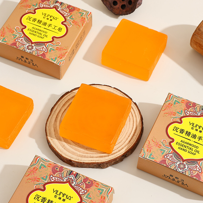 [Yilina] heavy soap aloes essential oil soap handmade soap cleaning and moisturizing 70G 100G