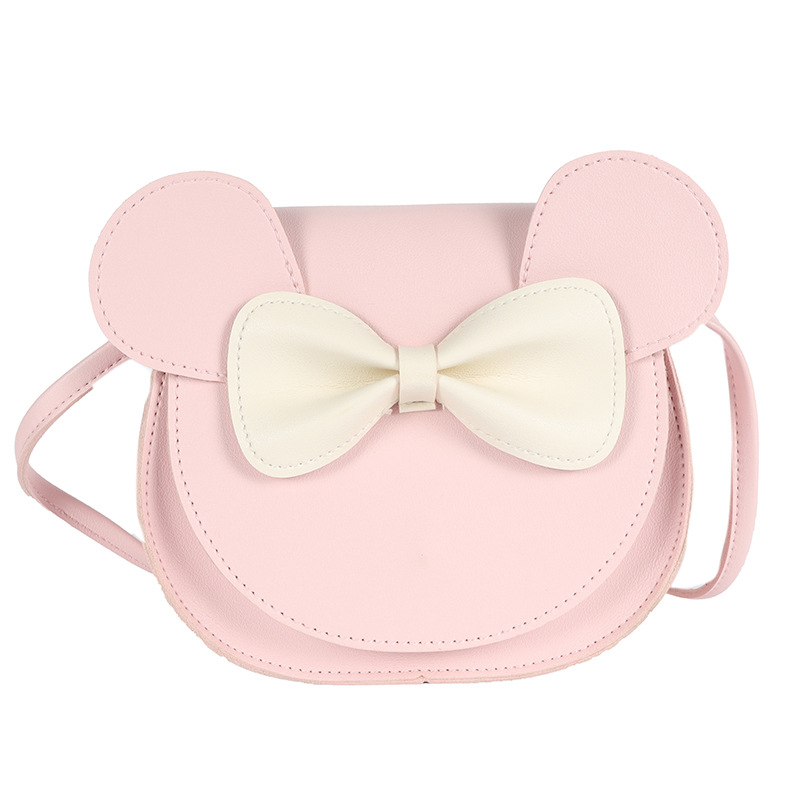 Foreign Trade Cross-border New Korean-style Cute Cute Colorful Sequins Bow Soft Girl Student Children's Small Bag PU Women's Bag