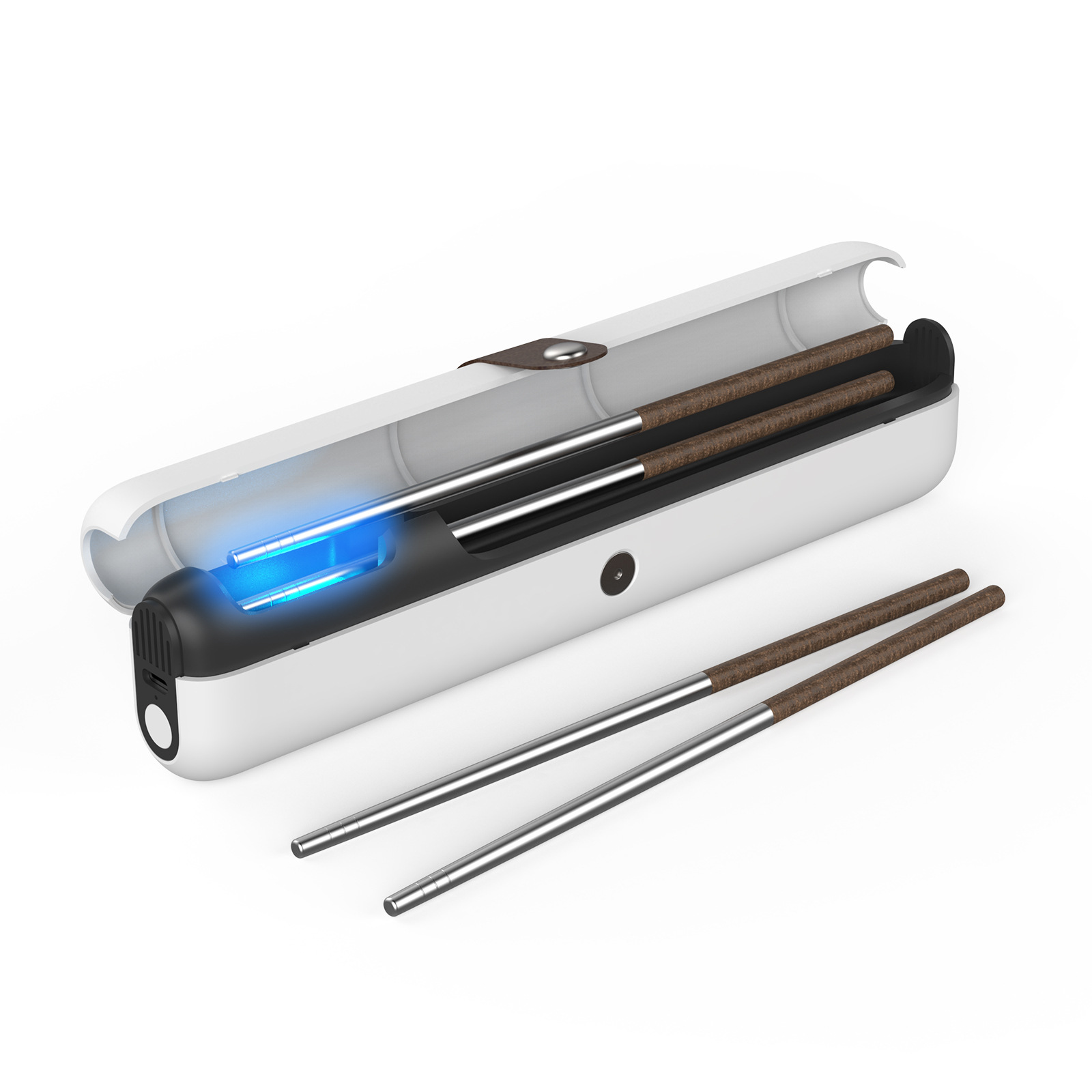 Portable Uv Toothbrush Sterilizer Box Toothbrush Head Chopsticks Mini Travel Toothbrush Box Sanitizer