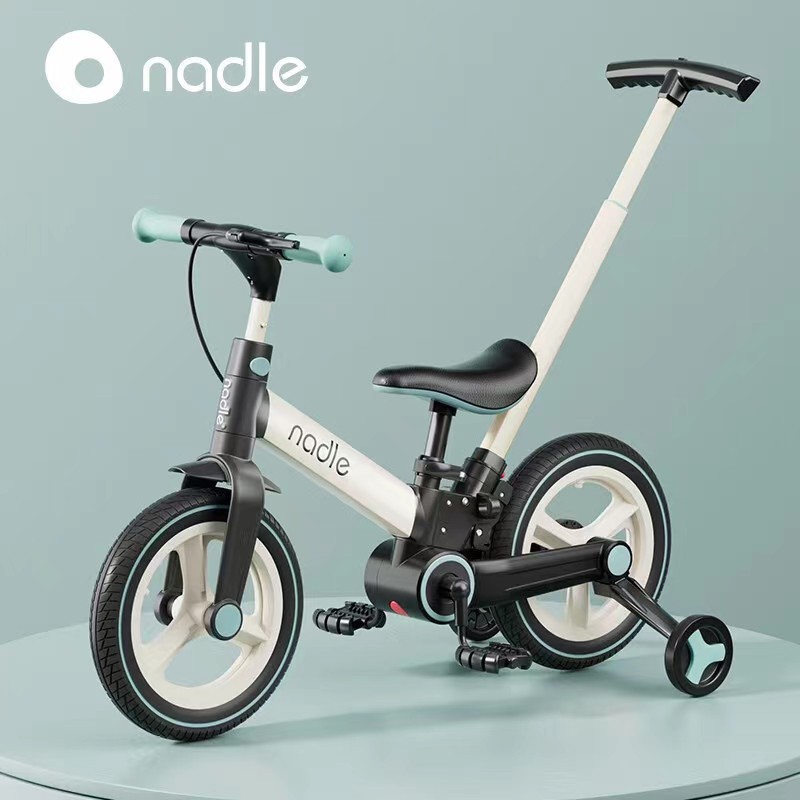 Nadle Natto Kidsren's Bicycle Men's and Women's Baby Foldableing Bicycle Cycling Balance Dual-Purpose Pedal Sliding