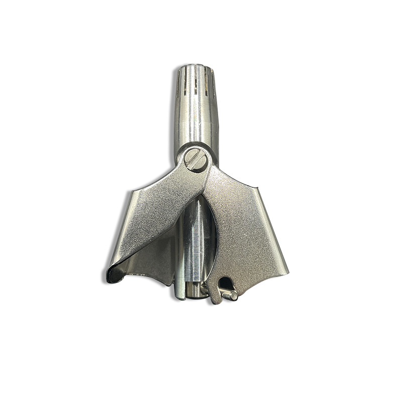Stainless steel manual nose hair trimmer washable mechanical nose hair scissors unisex nose hair trimmer