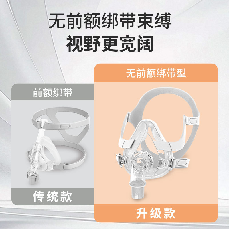 Universal Ventilator Mouth and Nose Mask Philips Resmed Yuyue Mask Tongyihuo Ventilator Nasal Mask Zhongsi Kang
