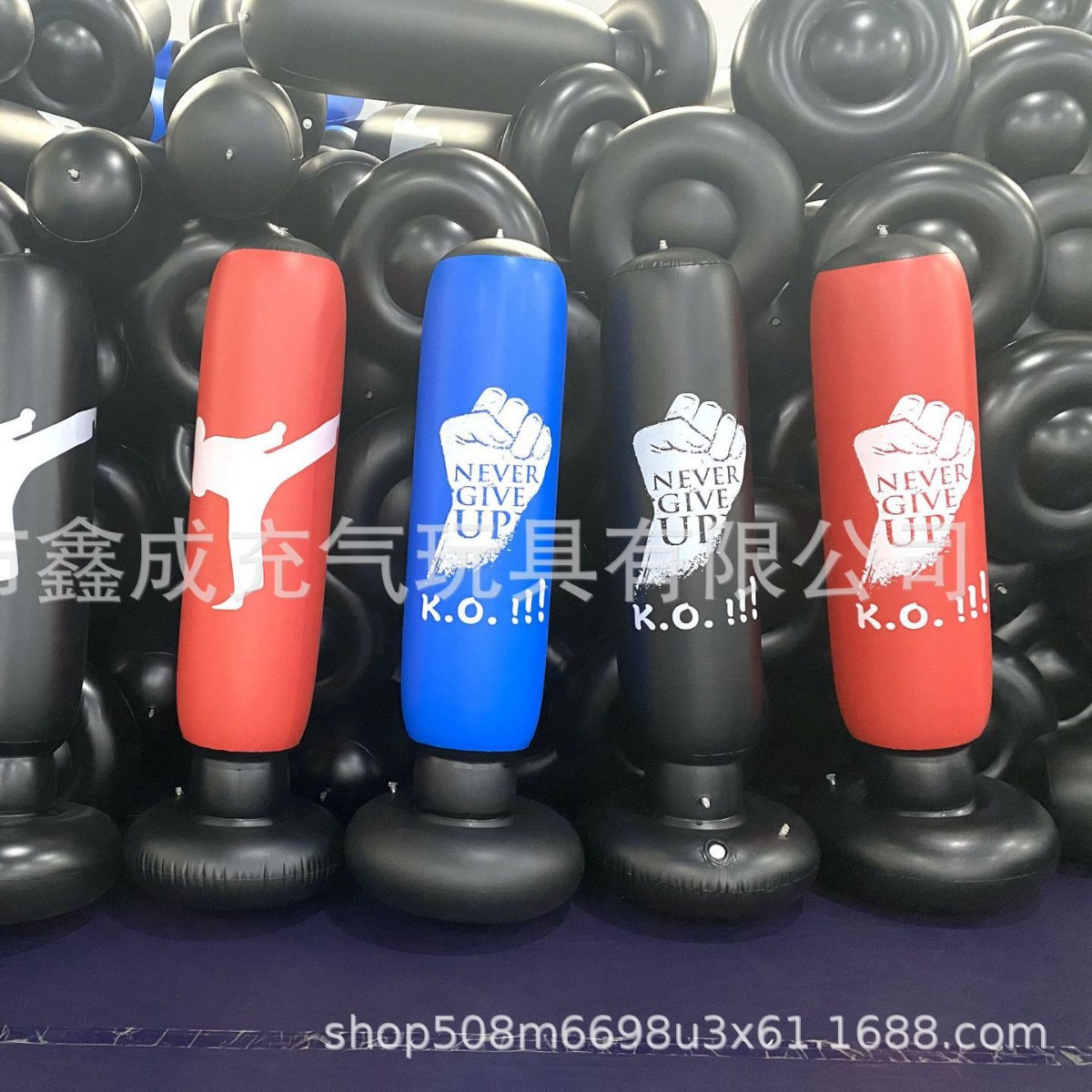 Factory Boxing Sandbag Inflatable Boxing Column Inflatable Boxing Column Tumbler Children Boxing Column Toy Vent Sandbag