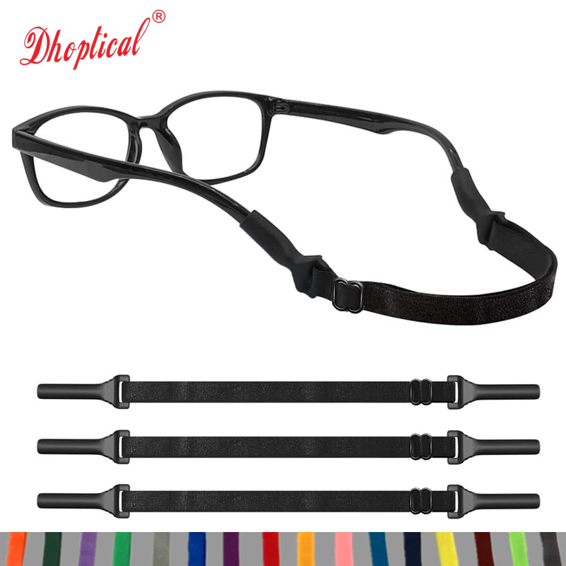 Утолщенная спортивная не скользящая веревка для очков, регулируемая, фиксированный ремешок для бега и мяча GC074