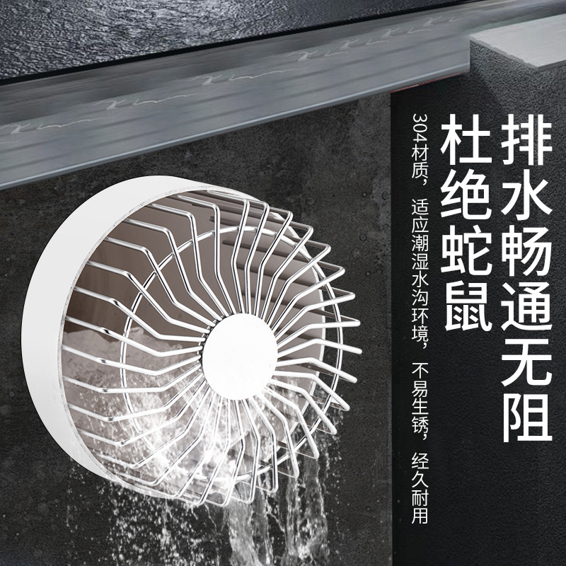 Анти-птичий колпак для вытяжного вентилятора кухни и ванной 304 нержавеющая сталь канализационная труба стеновой отверстие анти-крысный воздуховод