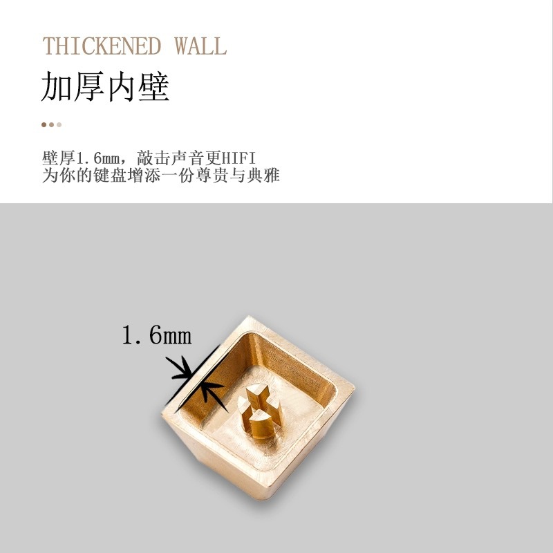 Customized personalized game peripheral zinc alloy keyboard cap machine keyboard replacement metal key cap