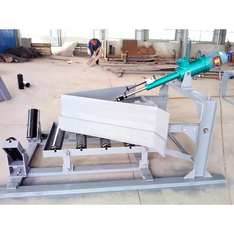 Electro-hydraulic plow-type unloader single side double side variable groove angle plow-type unloader discharge valve coal mine conveyor