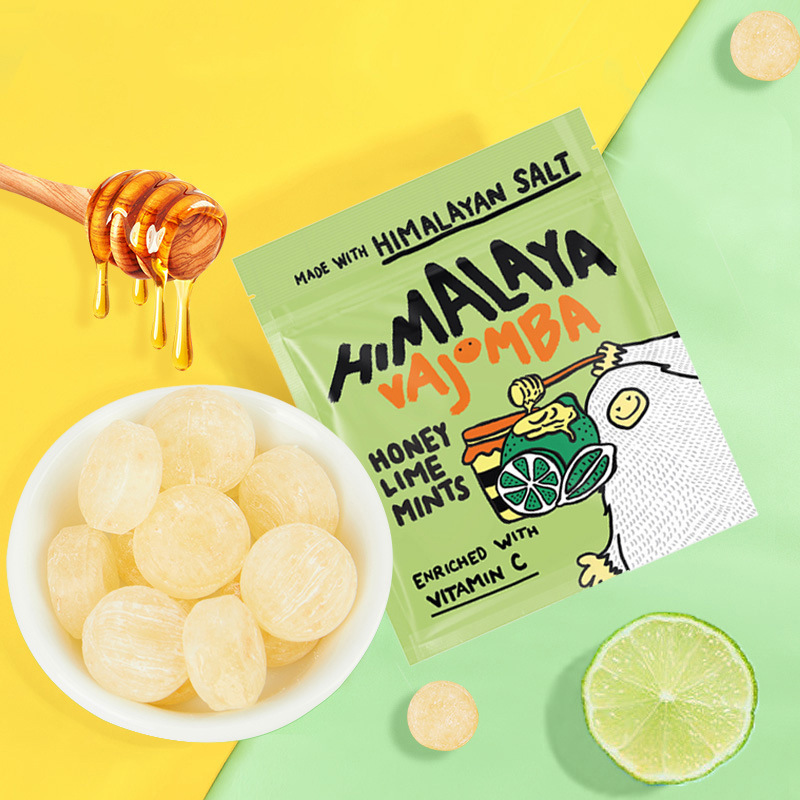Malaysia Malaysian Bifu brand imported snacks sports sea salt salty bags Mint Lemon flavor candy wholesale