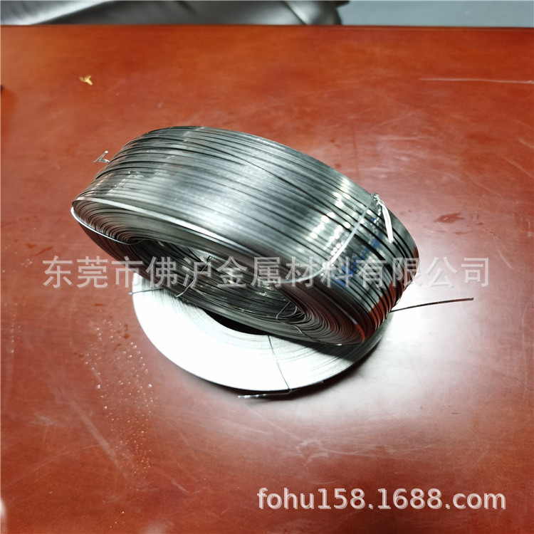 304 Stainless Steel Carton Nailing Wire Galvanized Flat Wire Carbon Steel Flat Wire Automatic Carton Nailing Machine Flat Wire 1.2*2