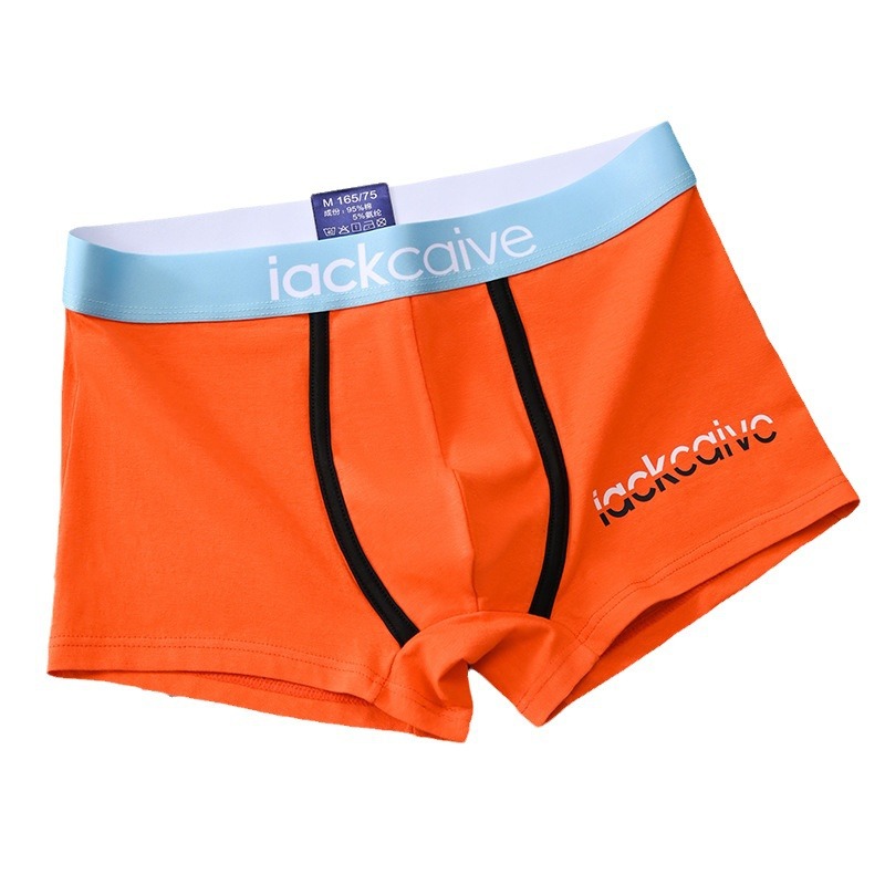Pure Cotton young men's underwear is soft and comfortable, each piece is individually packaged, one can be ordered, the source manufacturer delivers one piece on behalf