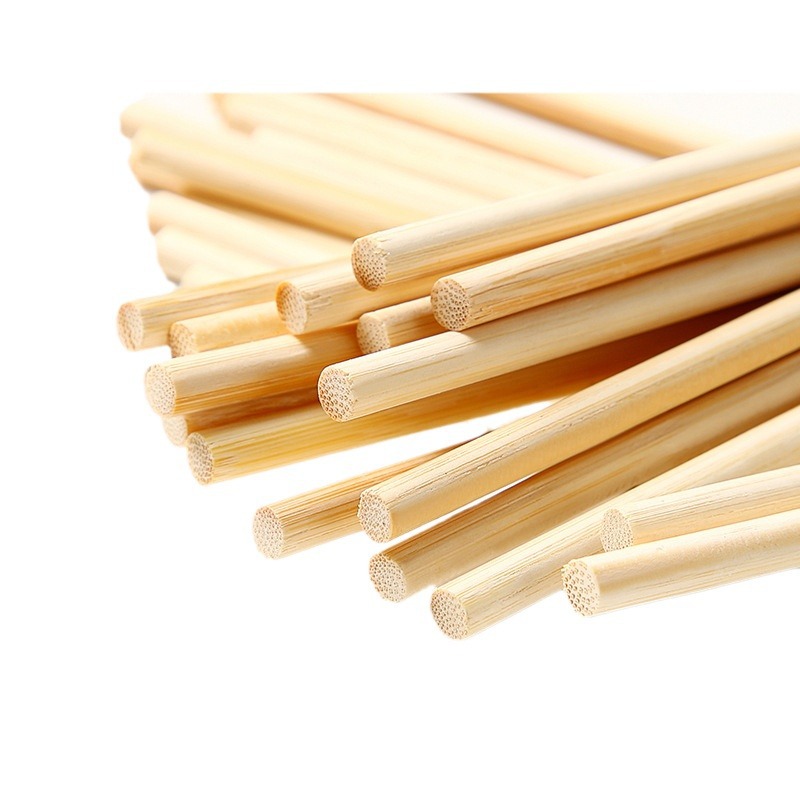 3mm Bamboo Sticks, Flat-Headed Bamboo Skewers, Bamboo Nails, Wooden Sticks, Small Flagpoles, Lollipop Sticks, Intangible Cultural Heritage Bamboo Weaving DIY Craft Materials