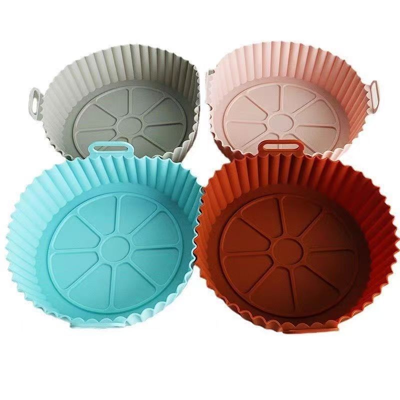 Amazon Explosive Air Frying Pot Pad Thickened Food Grade Silicone Baking Pad Household Air Frying Pot Baking Pan