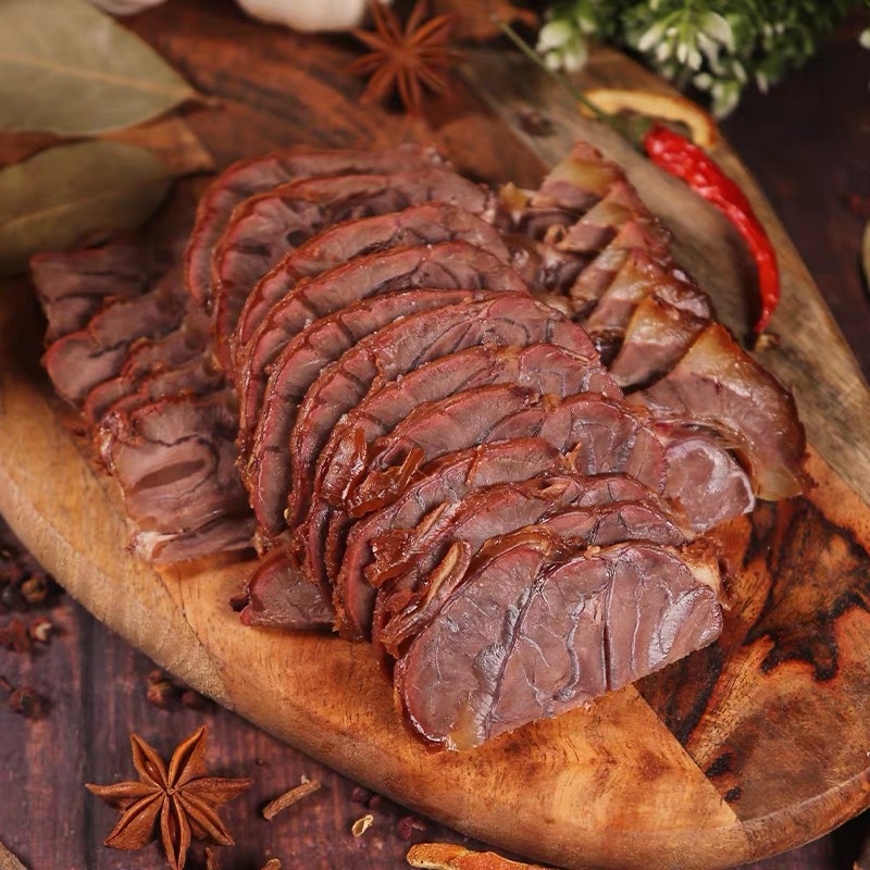 Tianjin Guobuli Delicatessen 180g Sauce Beef Luohan Belly Ham Beef Tendon Appetizer Cold Dish Hotel Grade Taste