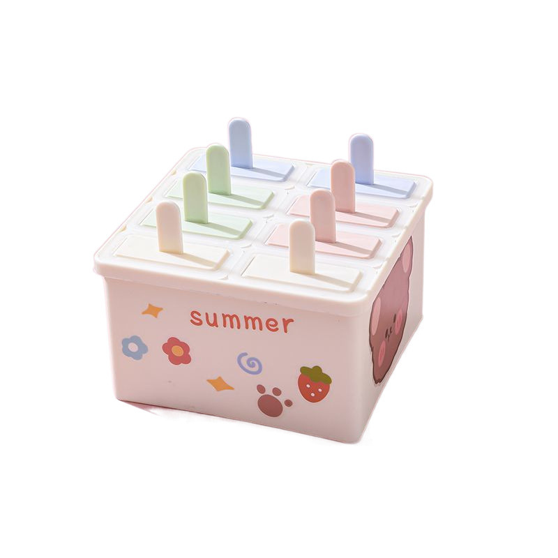 Ice Cream Mold Food-Grade Household Popsicle Ice Cream Mold Ice Cream Box Non-Odor Ice Box Default