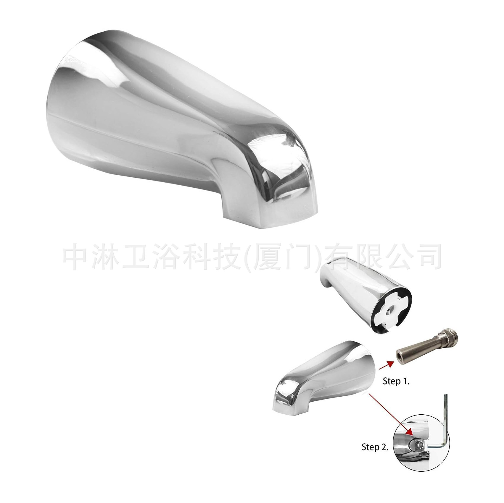 Скрытый смеситель для ванны без подъемного типа, экспорт в Северную Америку