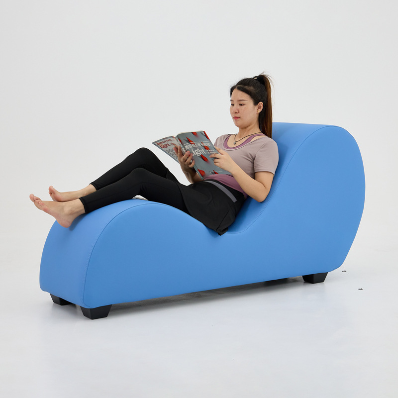 Trendy Recliner Creative Single-Shaped Sofa Yoga Chair Balcony Bedroom Couple Chaise Lounge Small Apartment Living Room