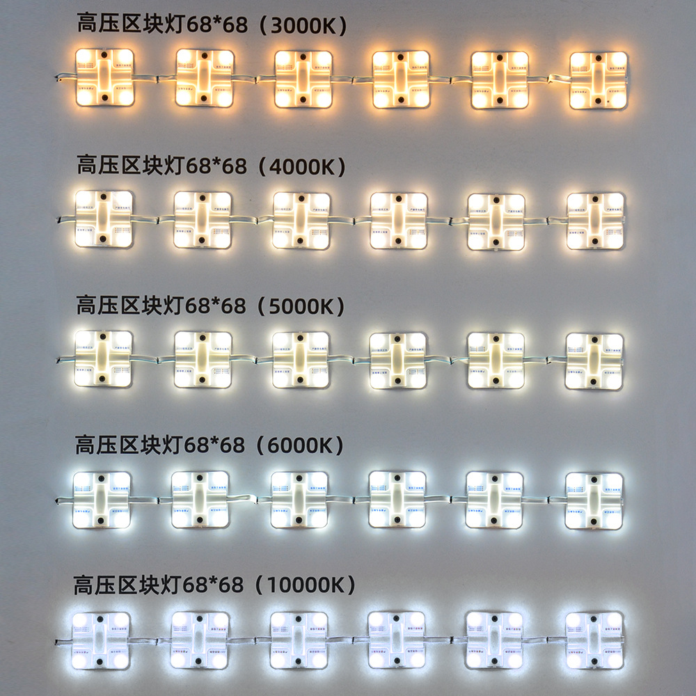 Cross-border 110V block lamp project LED light bar soft film advertising signboard light box ceiling diffuse reflection block lamp