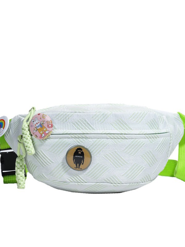 Simple Casual Ins Style Bag Women's Fresh Style Mori Style Crossbody Bag Sports Chest Bag Niche Student Fashion Waist Bag