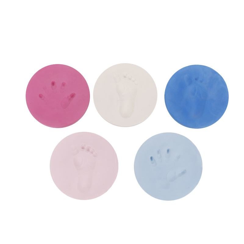 Baby hands and feet inkpad baby full moon handprint commemorative wedding inkpad commemorative business hand mold making in stock wholesale