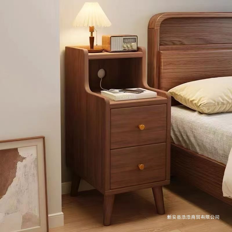 Китайский стиль простой многоуровневый прикроватный столик маленький узкий современный