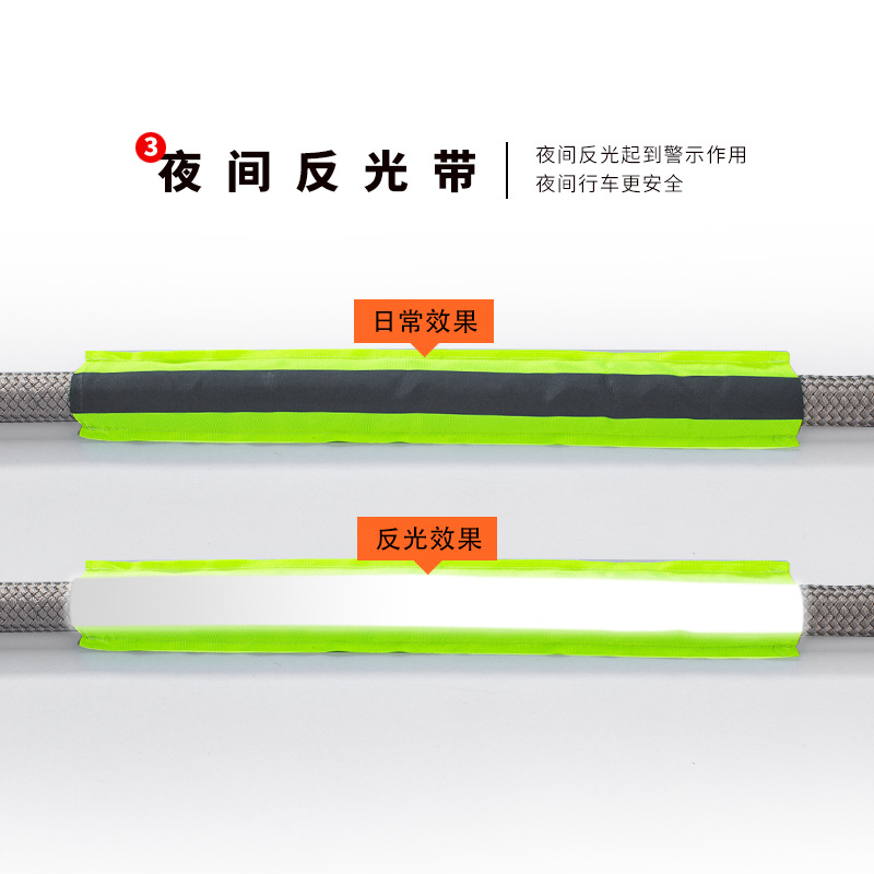 Car Tow Rope Outdoor Camping Style Off-Road Safety Rope Pull Car Rope Rescue Rope U-Shaped Steel Buckle Polyester Rope Traction Rope