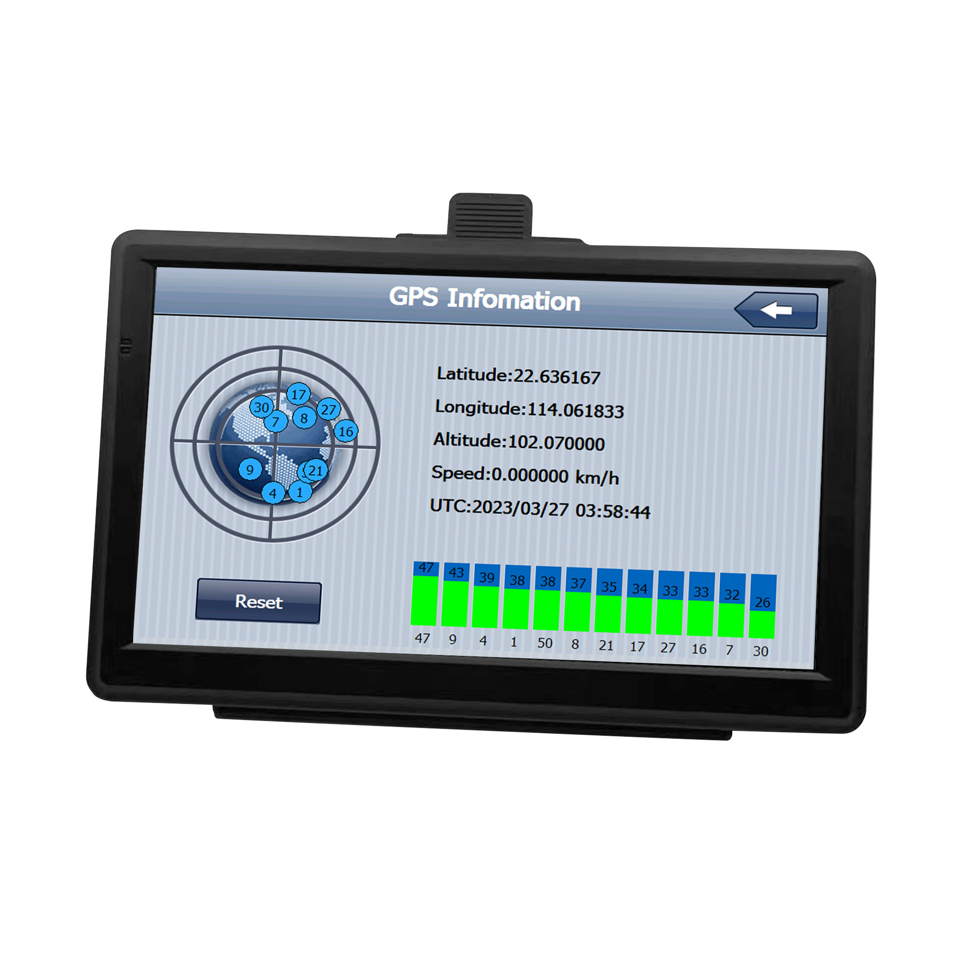 Cross-border e-commerce portable car gps navigation 5/7/9 inch HD car truck Europe UK dedicated