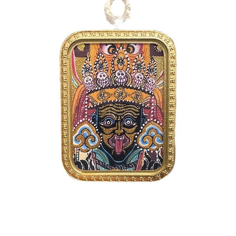 Zakilam Yellow God of Wealth Blue Pharmacist Green Mother Black God of Wealth Xizang Accessories Gold Thangka