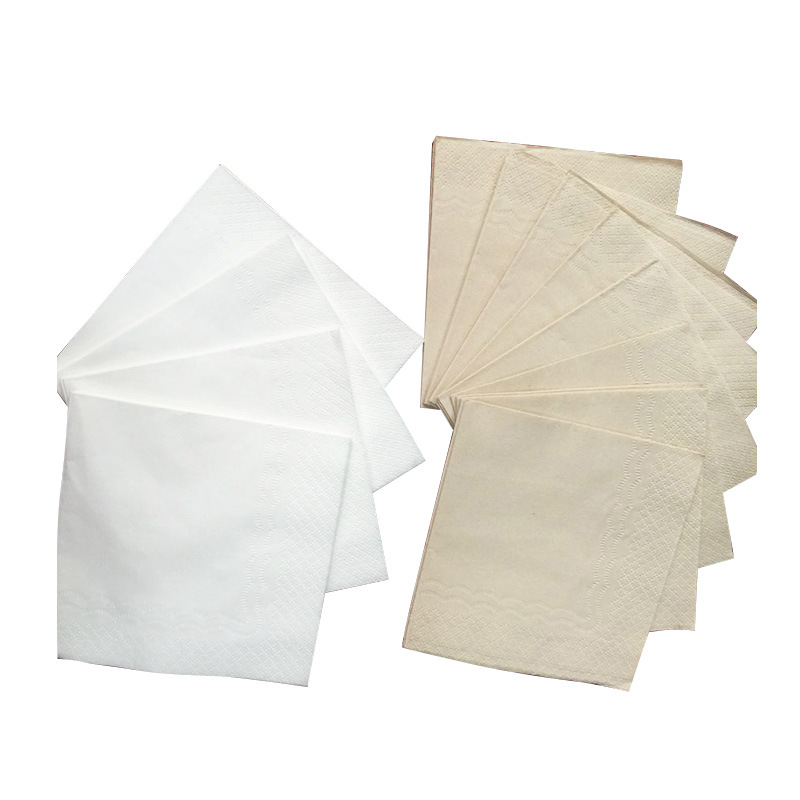 Square Napkin Printed LOGO Western Restaurant Paper Towel Hotel Commercial Square Paper Towel Take-out Whole Box Paper Towel