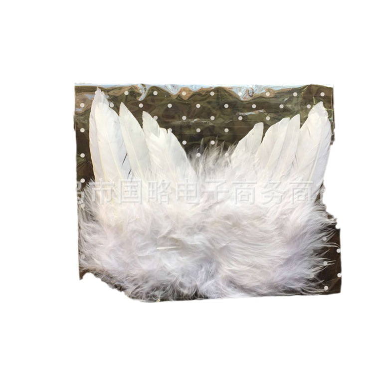 Factory Direct Christmas Tree Feather Wings Christmas Tree Hanging Angel Wings Mini Barbie Wings