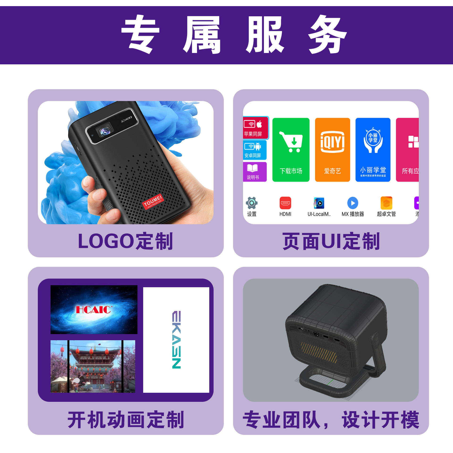 Projector Home C900 Portable Built-In Battery 4K Ultra High Definition Automatic Focus Dlp Projector Source Factory