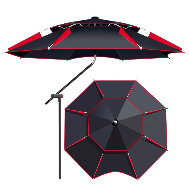 Anti-Storm Umbrella, New Fishing Cane Umbrella, Outdoor Cane Parasol, Fishing Umbrella, Universal Large Fishing Umbrella Manufacturer Wholesale
